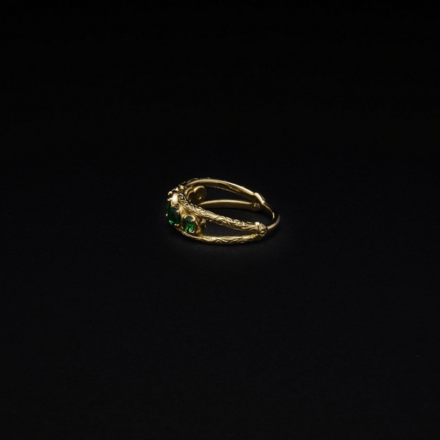 Engraved Matsuba Ring 【Antidote Buyers Club &times; TRADMAN'S BONSAI】 詳細画像